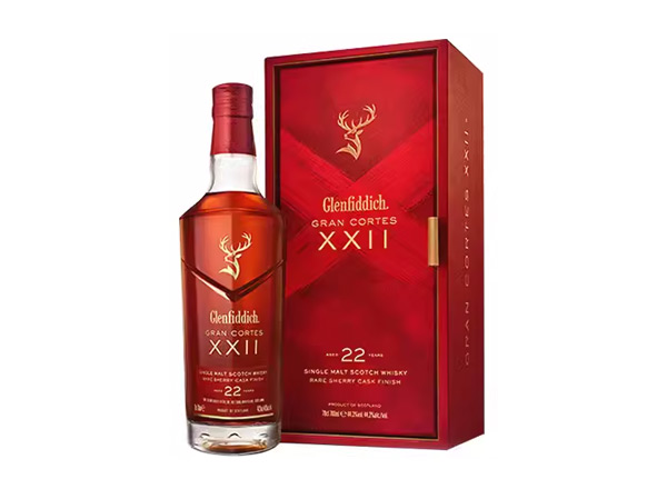 常州回收格兰菲迪22年璀璨珍藏版威士忌700ml礼盒装Glenfiddich XXII苏格兰威士忌