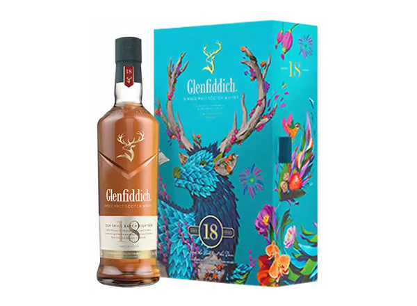 常州格兰菲迪回收格兰菲迪18年700ml春节礼盒装Glenfiddich苏格兰威士忌