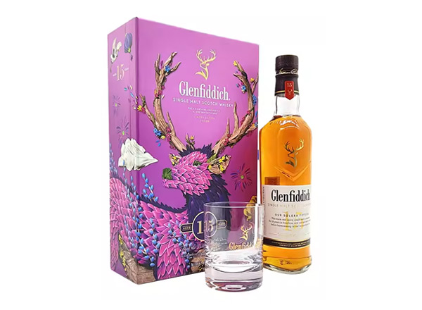 常州收购格兰菲迪15年威士忌福鹿礼盒装Glenfiddich苏格兰威士忌700ml上门回收