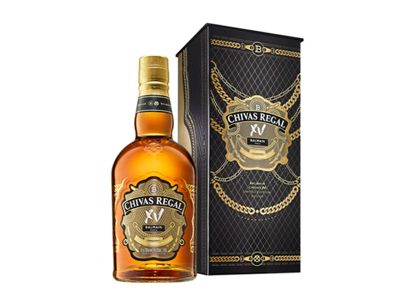 常州芝华士15年回收Chivas Regal XV Balmain巴尔曼联名限定版700ml苏格兰调配型威士忌洋酒