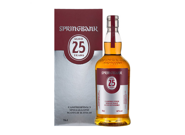 常州云顶25年回收云顶威士忌SpringBank 46度坎贝尔镇苏格兰单一麦芽700m进口洋酒威士忌