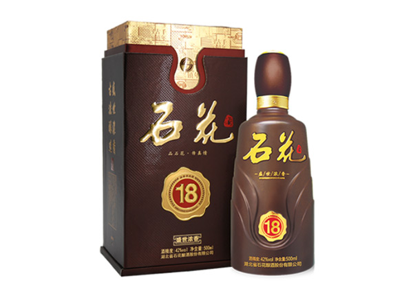 常州石花盛世浓香18年回收石花十八年份酒行情价格