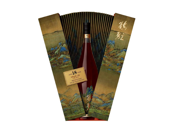 常州鹤驻18年黄酒回收鹤驻新花雕18年珍藏版千里江山图