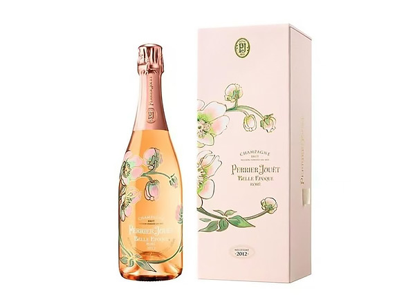 常州回收巴黎之花美丽时光桃红年份香槟礼盒装Perrier-Jouët Belle Epoque Rosé